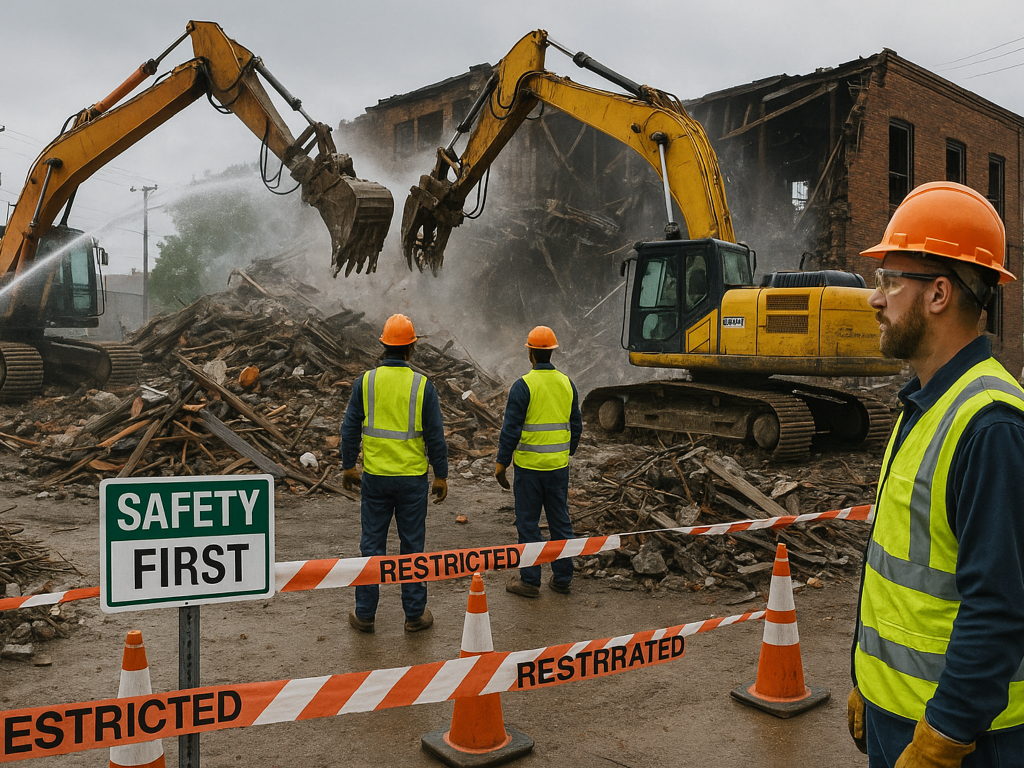 Specialize in Disaster Demolition Works Demo leaders